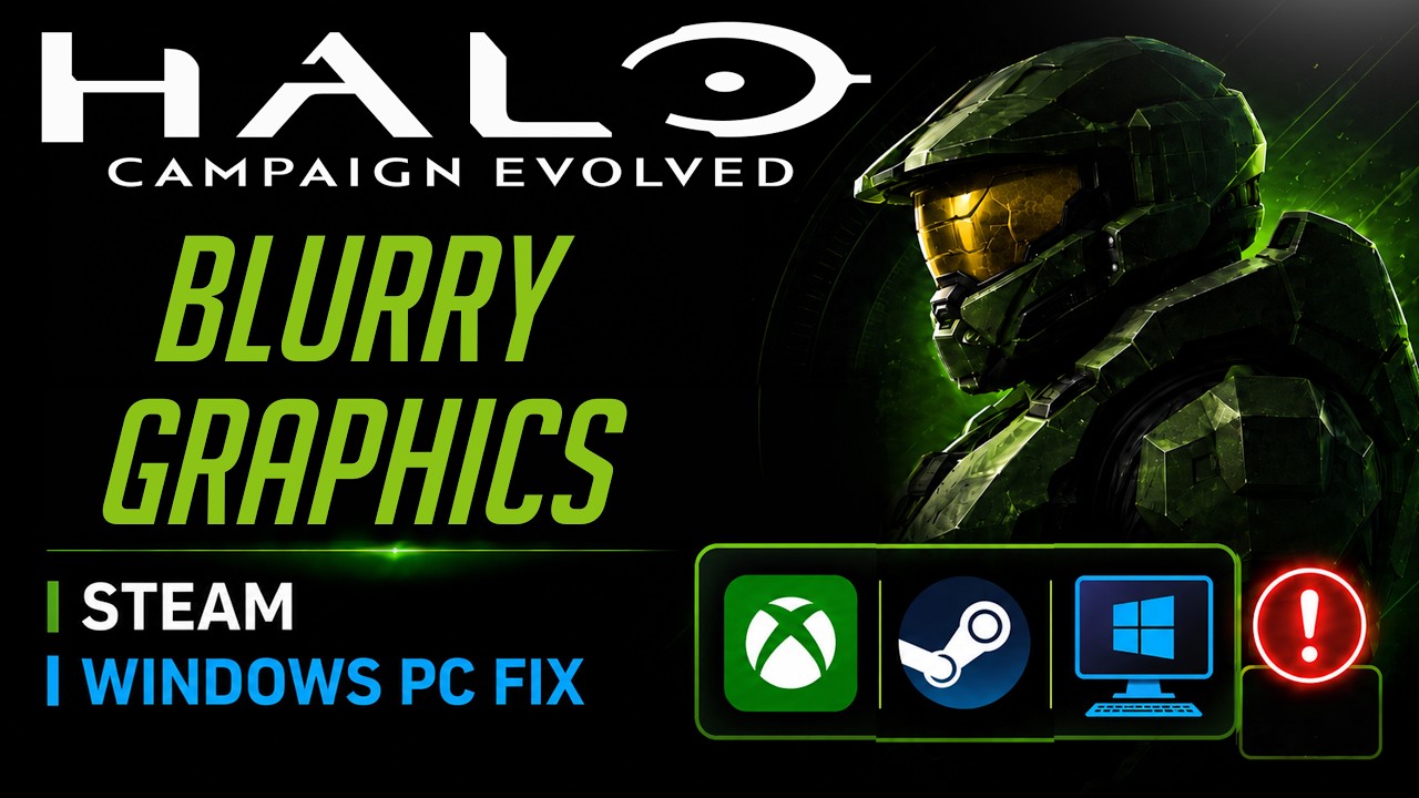 Halo Campaign Evolved Blurry Graphics Issue On PC FIX🎮🔥