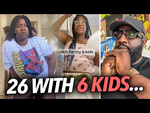 "26 With 6 Kids and My House Is Filthy..." Woman Has Another Child On the Way, With 2 Baby Daddies 😳