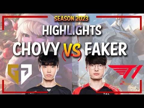 Gen Chovy vs T1 Faker - HIGHLIGHTS - TRISTANA vs GALIO - KR Ranked