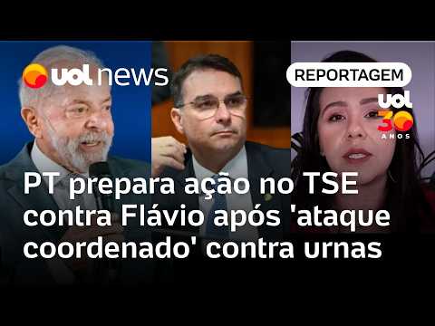 PT prepara ação no TSE contra Flávio Bolsonaro após ‘ataque coordenado’ contra urnas | Carla Araújo