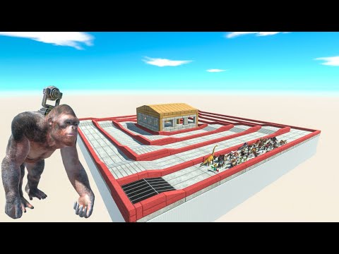 Escape From Jet Goro The Giant - Last Survivor - Animal Revolt Battle Simulator