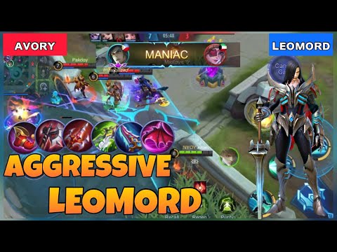 🐎 BE AGGRESSIVE WITH LEOMORD! Maniac! [Top Global Leomord] Avory - Mobile Legends