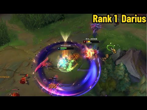 Rank 1 Darius: He makes master look so EASY!