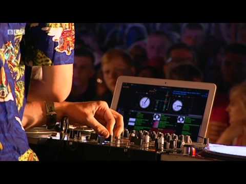DJ F- Block on the BBC Introducing Stage live at Glastonbury 2011