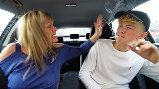 Mom catches 15 year old kid SMOKING cigarettes!!!! *FREAKOUT* (Prank)
