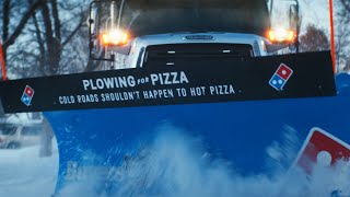Domino´s Pizza Plowing for Pizza – No Matter the Weather
