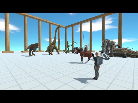 1 vs 1 HP BAR ALL FACTION AND BOSS FACTION UNITS - Animal Revolt Battle Simulator