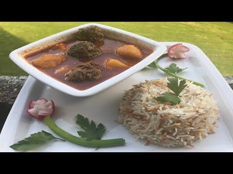 Kafta stew with potato and rice - Perfect in Ramadan