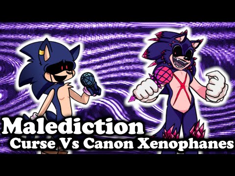 FNF | Curse Vs Canon Xenophanes | Malediction - Vs Curse | Mods/Hard/FC |