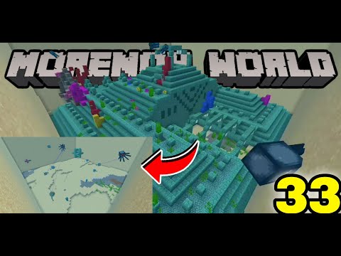 QUEBREI O TEMPLO DO OCEANO NO MINECRAFT PE - Morenoh World #33