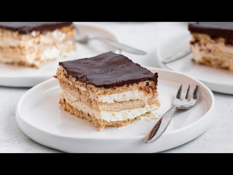 No Bake Eclair Cake Recipe | How To Make No Bake Eclair Cake | No Bake Dessert Recipe