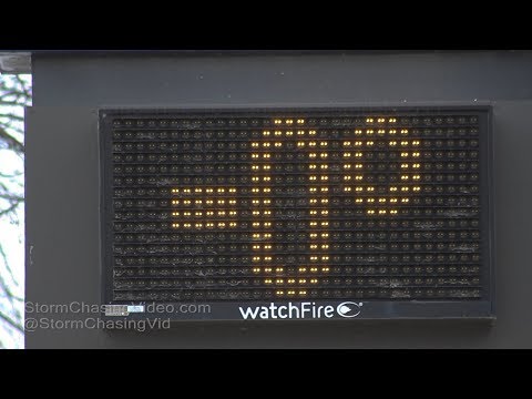 Rice Lake, WI Blowing Snow and Cold Temperatures - 1/24/2019