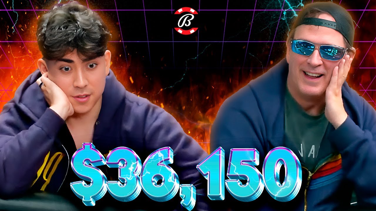 Phil Laak Gets Caught Bluffing In $36,000 Pot!