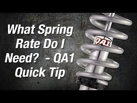 What Spring Rate Do I Need? - QA1 Quick Tip