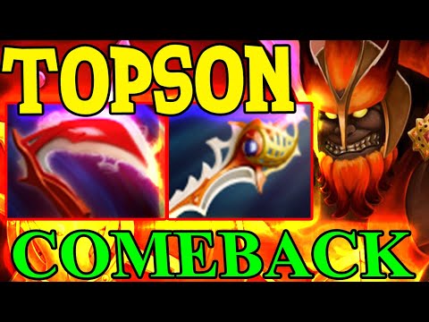 Even Bad Start Can't Stop Topson Mars l Dota 2 7.24 Gameplay