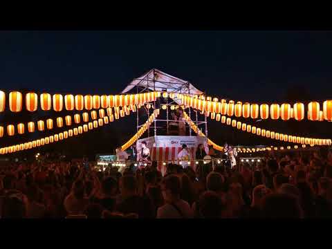 J-FEST 04.08.2018 | Танец Бон-одори "Dschinghis Khan" (Mao Asuka & japanese drummers "Nobushi")