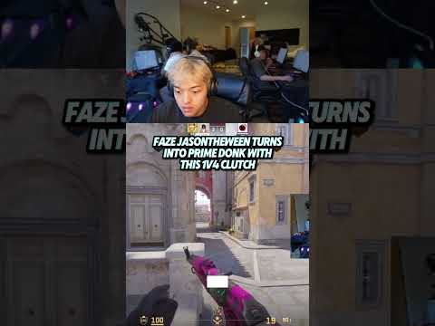 FaZe Jasontheween with an INSANE CS2 clutch! #jasontheween #csgo #cs2 #faze #cs2clips #gaming