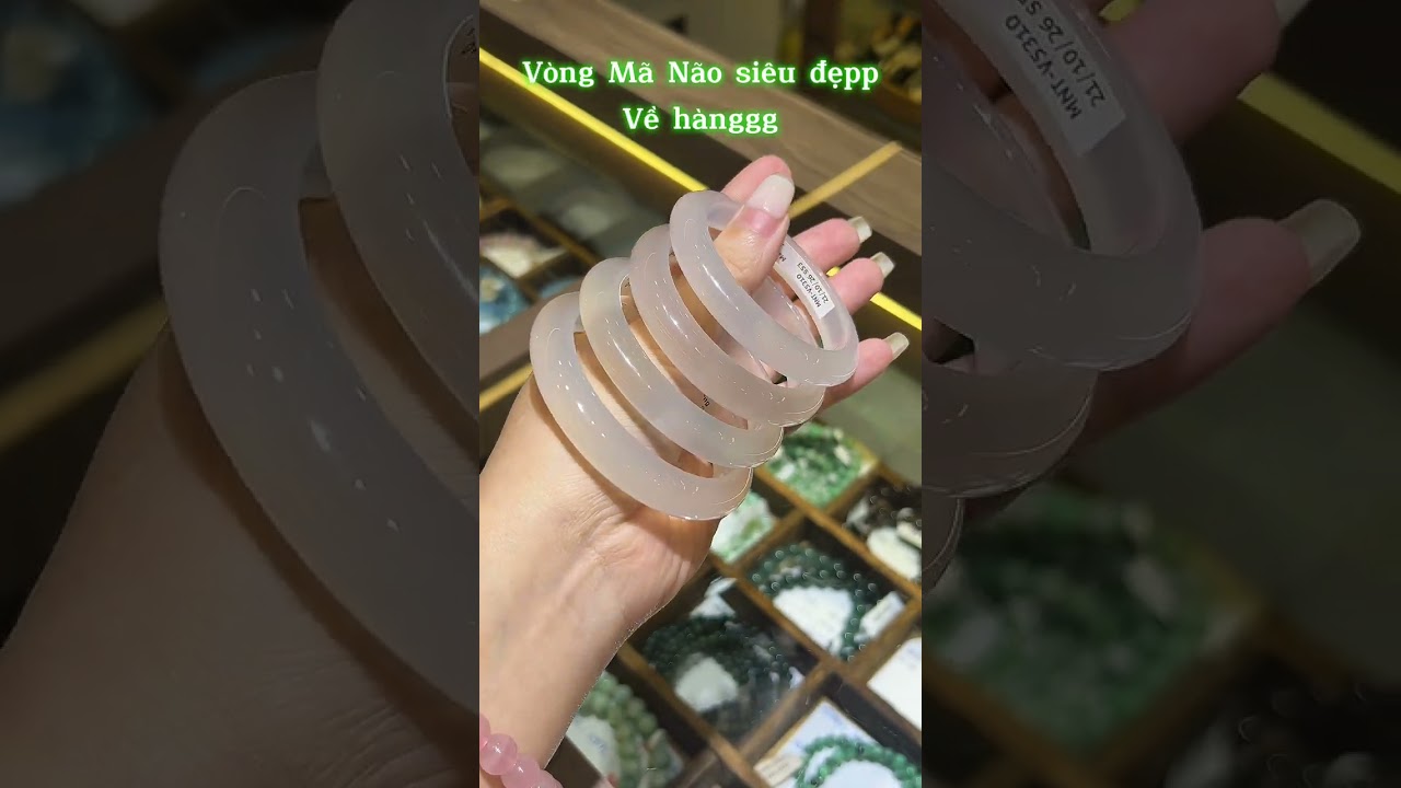 Vòng Mã Não Trắng về hàng thêm tại N GEMS GÒ VẤP