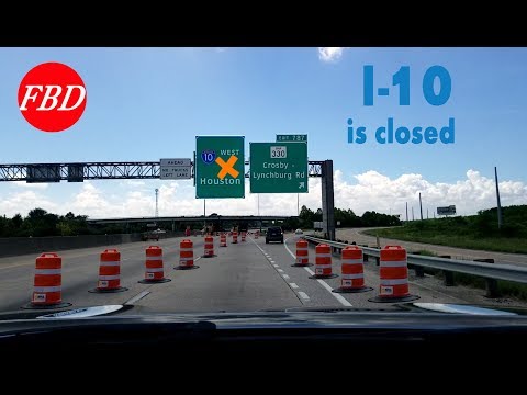 2019-09-21 Detour after Barge Hits Bridge in Texas