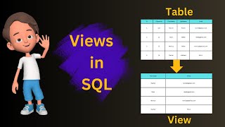 Download the video "Why Do we need Views in SQL? | What are views in SQL? | Views in animated way"