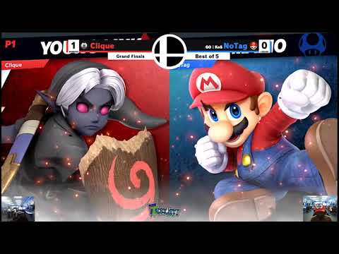 TTGO #135 Grand Finals - Clique (Young Link) vs NoTag (Mario, Samus) SSBU Smash Ultimate