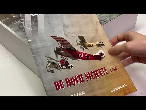 Eduard Fokker D. VII 1/48 part 1. WOODEN TEXTURES