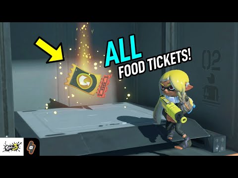 ALL Hidden Food Ticket Locations in Splatoon 3: Stage 1-6 (Story mode) | Splatoon 3 Walkthrough