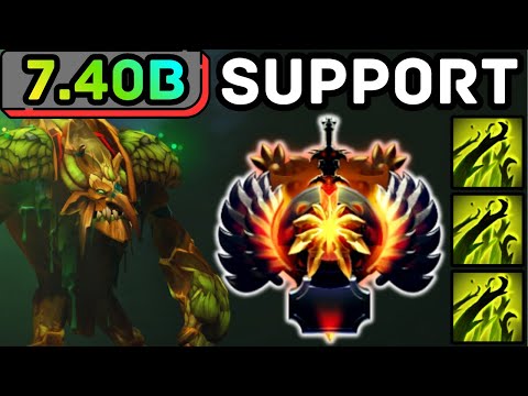 🔥 NEW PATCH 7.40b TREANT PROTECTOR HARD SUPPORT OVERGROWTH BUFF | DOTA 2 GAMEPLAY 🔥