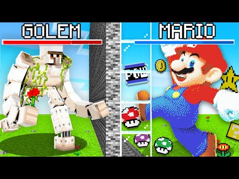 Mario Cheats with Waldo in Epic Minecraft Battle!