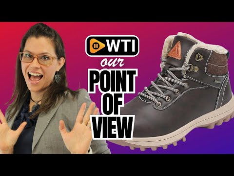 Mishansha Mens Womens Winter Hiking Boots Waterproof Non Slip Warm Lined Snow Boots for Outdoor Trekking 8 Women/6.5 Men Rustic Brown - WTI product video review