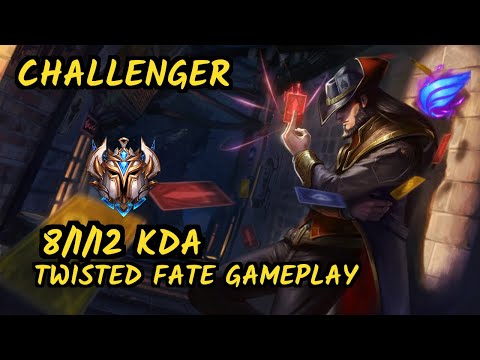 FLEET FOOTWORK TWISTED FATE - PNG Tinowns - vs SYLAS - 8/1/12 KDA MID CHALLENGER GAMEPLAY - BR