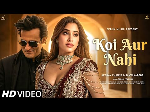Koi Aur Nahi (Official Music Video) | Akshay Khanna, Jahnvi Kapoor | Romantic Bollywood Song 2025