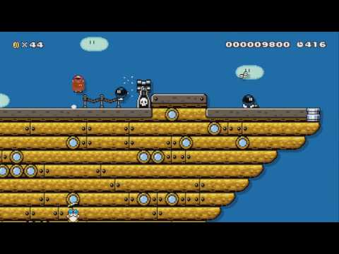 Bomb-omb Airship by Solidluck 一SUPER MARIO MAKER一 No Commentary 1AQ