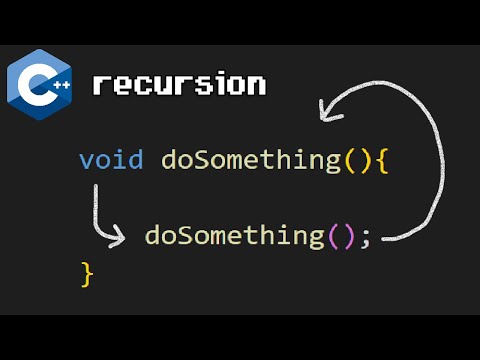 C++ recursion explained easy 😵
