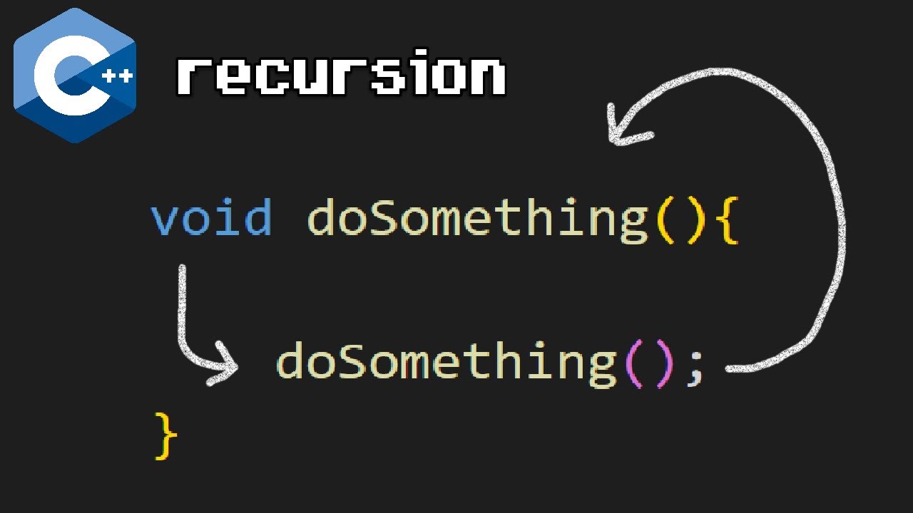 C++ recursion explained easy 😵