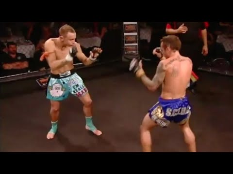 Aaron "TS2" Leigh Vs Brodie Stalder - Caged Muay Thai 1