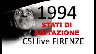 02 CSI STATI DI AGITAZIONE LIVE Palasport FIRENZE 1994 audio mixer CAM PAL