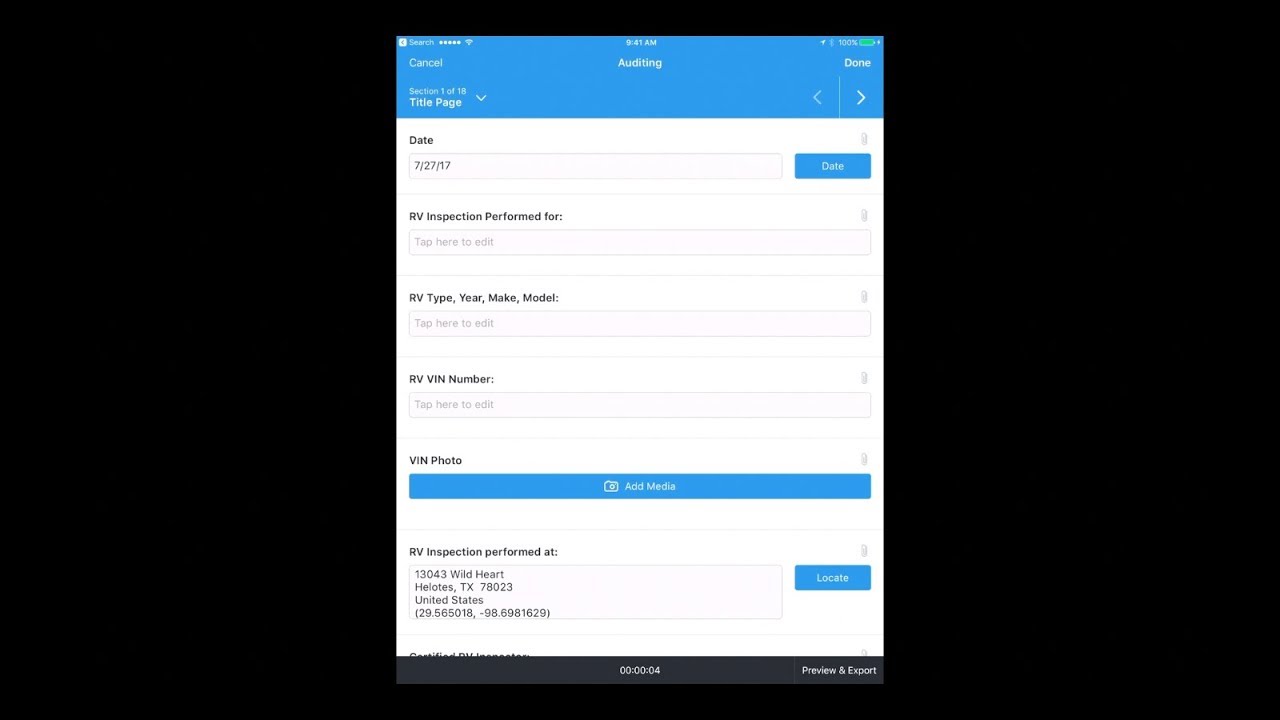 Getting Started with RV Inspector Professional™