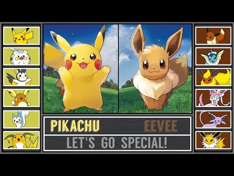 Team Pikachu vs. Team Eevee (Pokémon Let's Go Special)