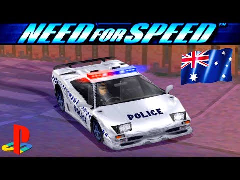 Need for Speed: High Stakes [Australian release] (PS1) 1999. Australian Police - Lamborghini Diablo