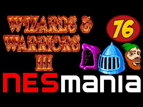 76/714 Wizards & Warriors III - NESMania