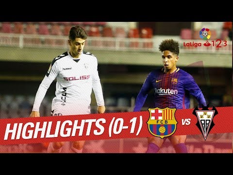 Resumen de FC Barcelona B vs Albacete Balompié (0-1)
