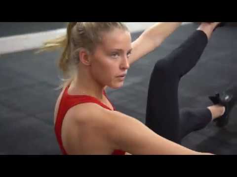 Abby Champion Full Workout - 14 Exercises for a toned supermodel body - Abs, booty, & Cardio workout