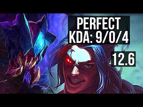 REK'SAI vs KAYN (JNG) | 9/0/4, Rank 6 Rek'Sai, Legendary | NA Challenger | 12.6