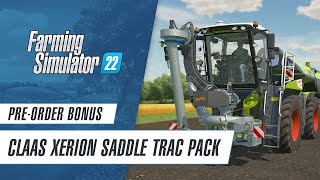 Watch and explore about Farming Simulator 22 - CLAAS XERION SADDLE TRAC Pack
