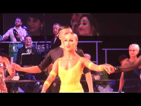 00340 WDSF International Open Latin - 1/2  final - ABORA cup. Baltic Grand Prix 2018