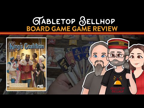 King's Coalition Review, A hand building card game from new publisher Play to Z games