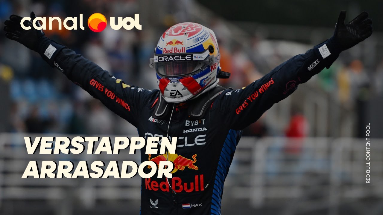FÓRMULA 1: VERSTAPPEN FEZ UMA DAS MELHORES CORRIDAS QUE INTERLAGOS JÁ VIU