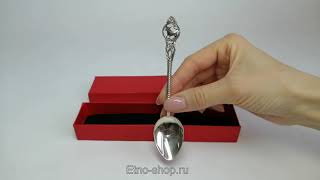 Серебряная чайная ложка со Знаком зодиака «Телец»
