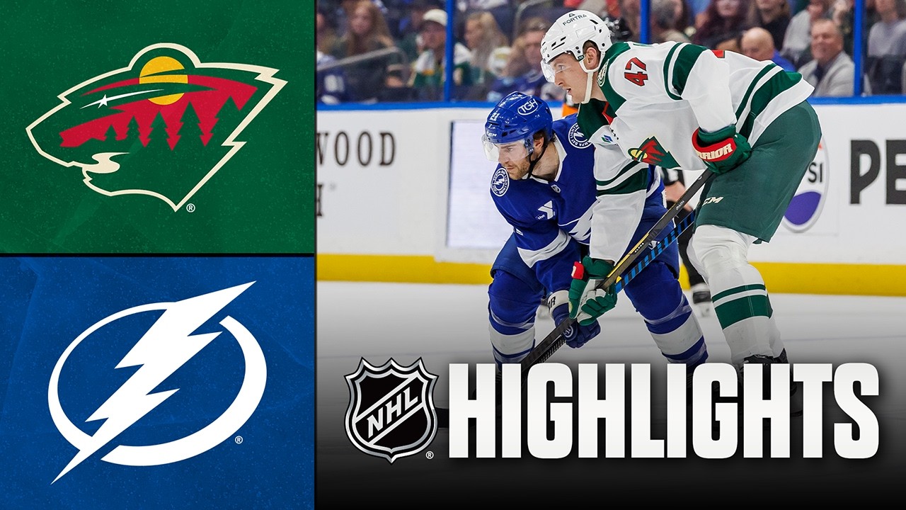 Wild vs. Lightning | NHL Highlights | March 24, 2026